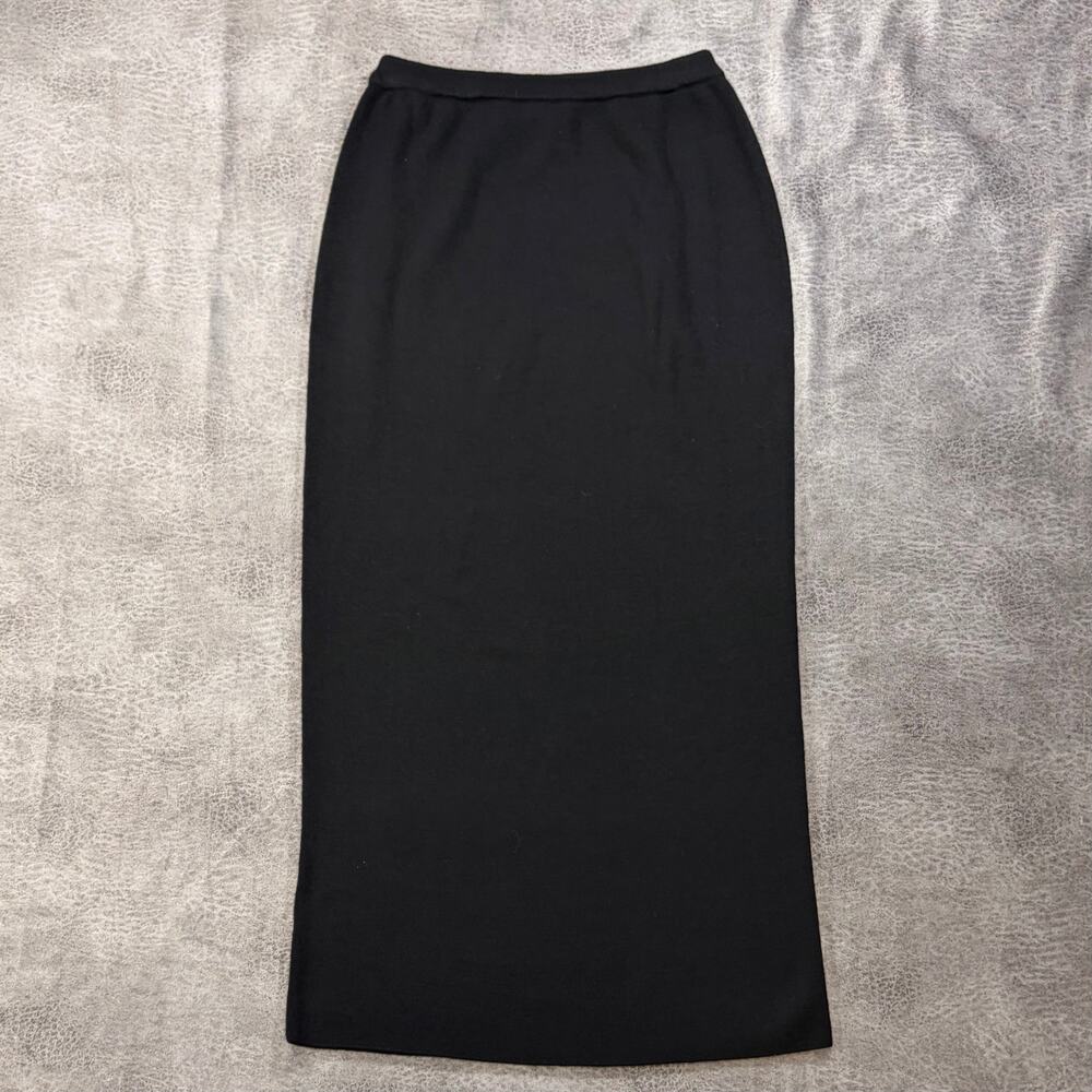 Vintage Acrylic Maxi Pencil Skirt